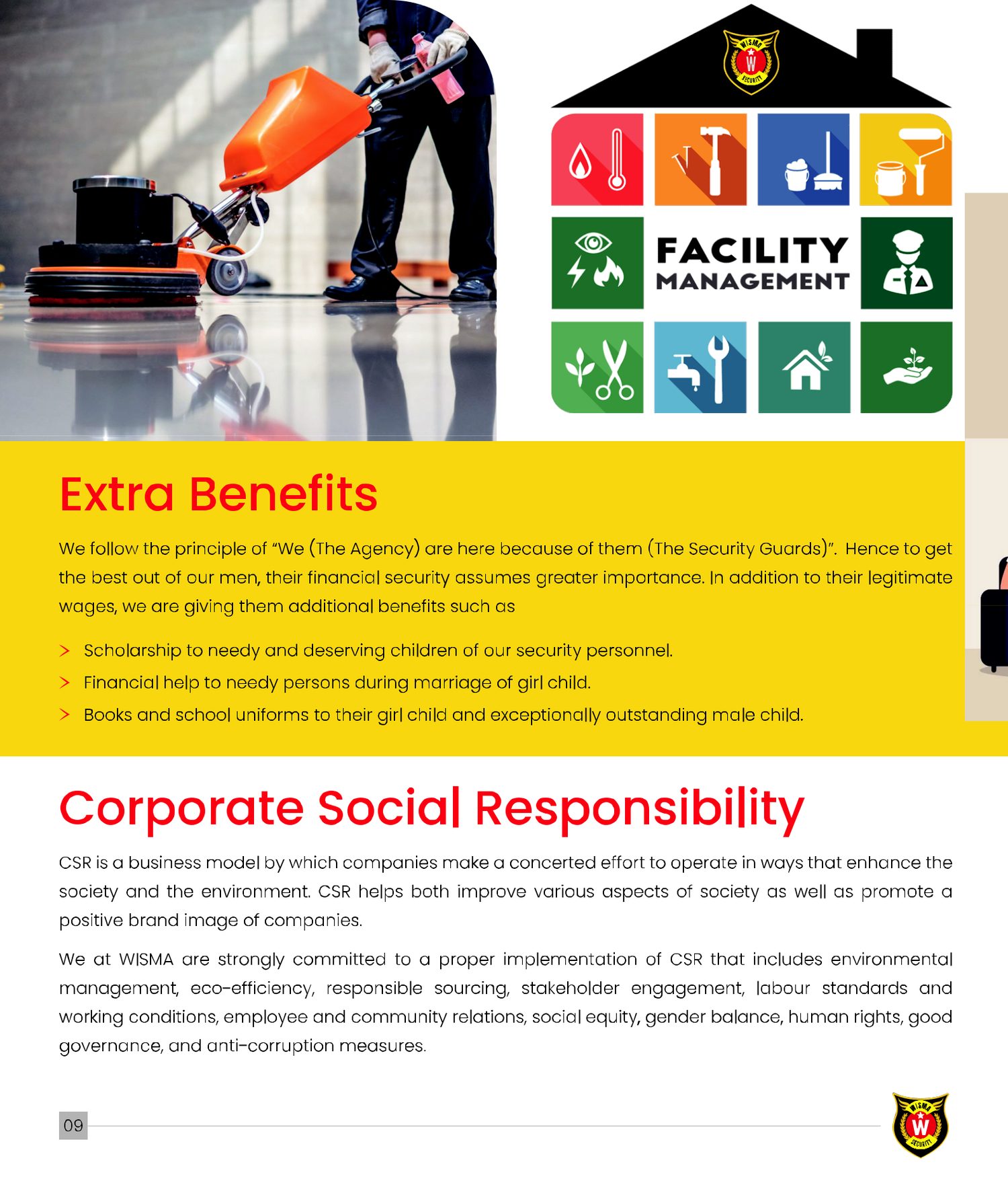 WISMA facility management team
